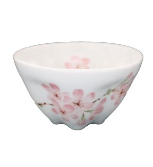 画像1: 桜型桜千茶　湯呑み5個セット